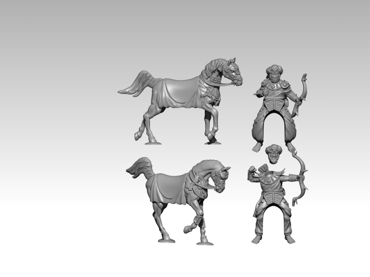 Serpent Clan riders with bow